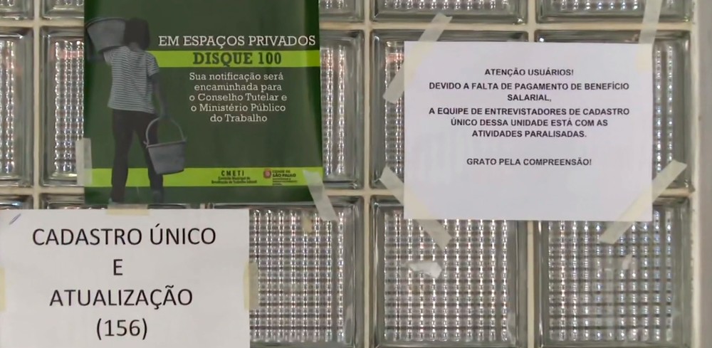 Entrevistadores do Cadastro Único fazem greve por falta de repasse de salários e benefícios por parte da Prefeitura de SP