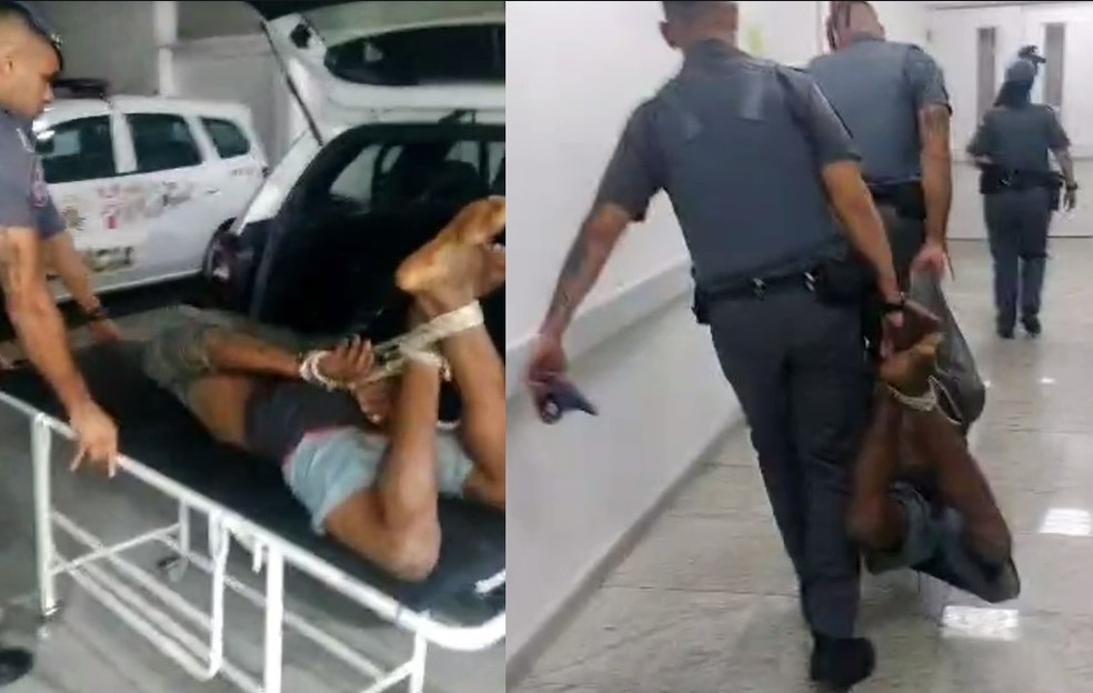 Homem negro amarrado por PMs tem habeas corpus negado pela Justiça de SP e deve aguardar processo preso preventivamente