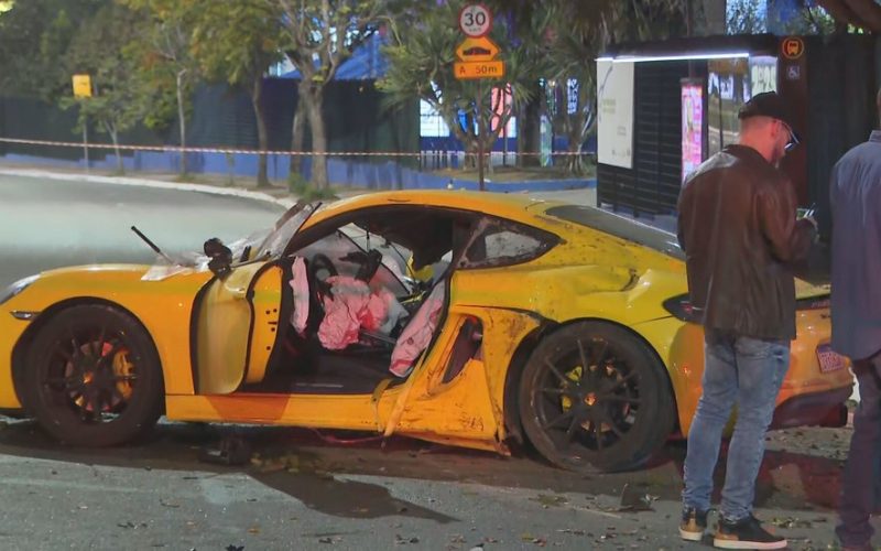 Motorista de Porsche atropela e mata motociclista em SP após discussão de trânsito