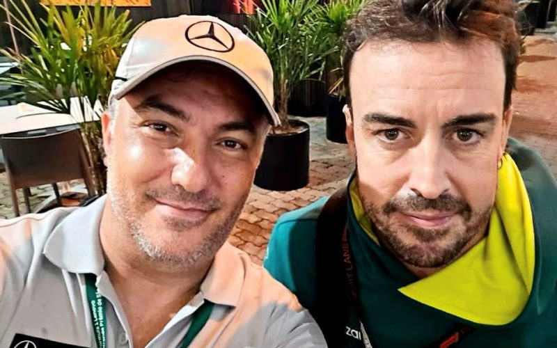 Mauricio Pirchio vive experiência inesquecível no mundo da Fórmula 1 e conhece Fernando Alonso