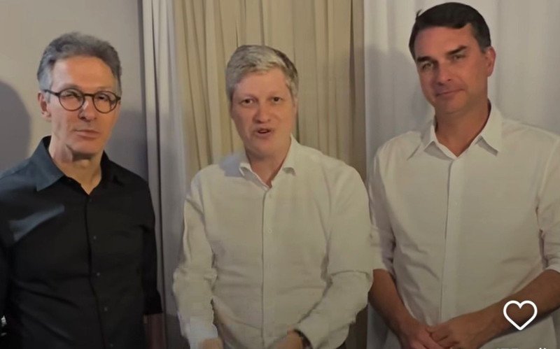 Aliança entre Van Hattem e Zucco estreita laços de Flávio Bolsonaro com Romeu Zema no Rio Grande do Sul