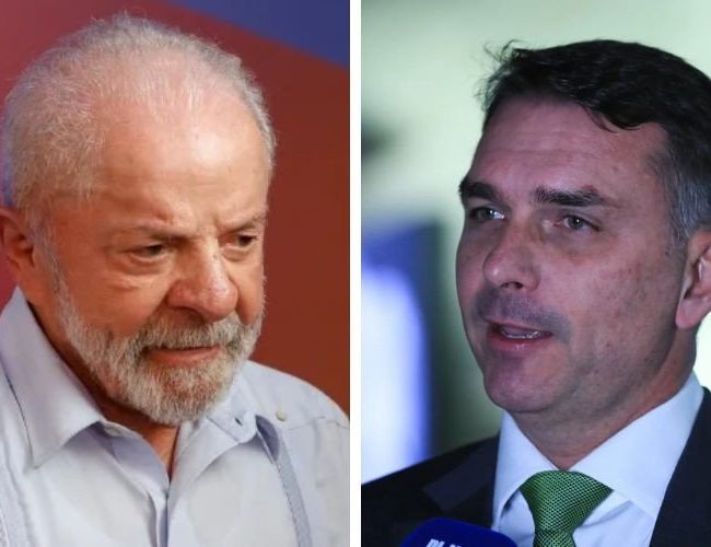 Lula e Flávio Bolsonaro apresentam empate técnico em cenário de segundo turno, aponta pesquisa BTG/Nexus.